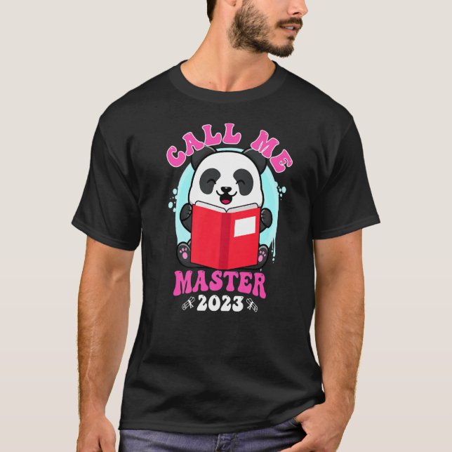 Camiseta Llámame Master 2023 Panda Master 1 (Anverso)