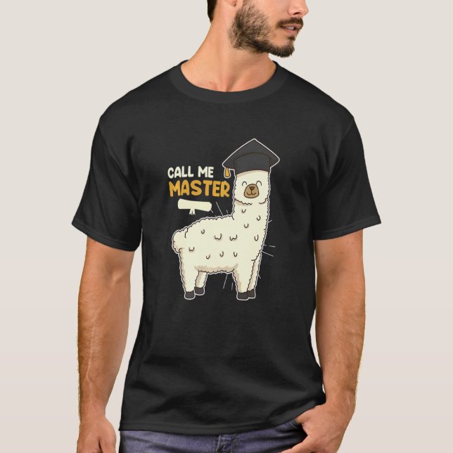 Camiseta Llámame Master Degree (Anverso)