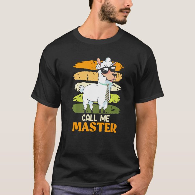 Camiseta Llámame Master Degree Premium (Anverso)