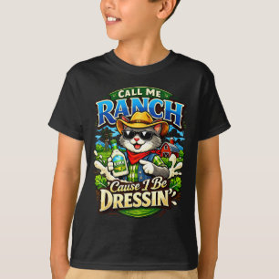 Camiseta Llámame rancho porque me visto meme de gato animal