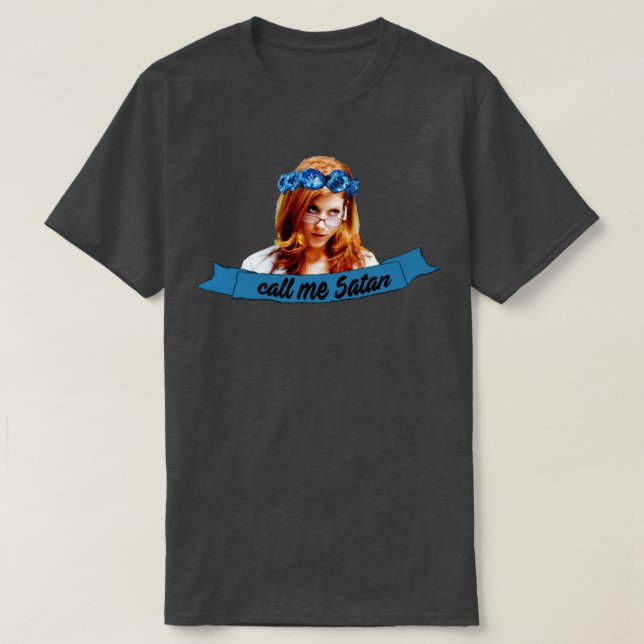 Camiseta Llámame Satan Addison Montgomery (Diseño del anverso)