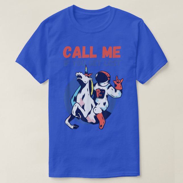 Camiseta Llámame Si Te Pierdes (Diseño del anverso)