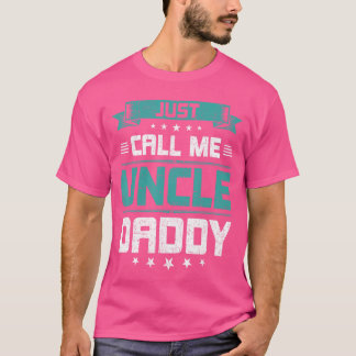 Camiseta Llámame simplemente tío Papá tío familia vintage f