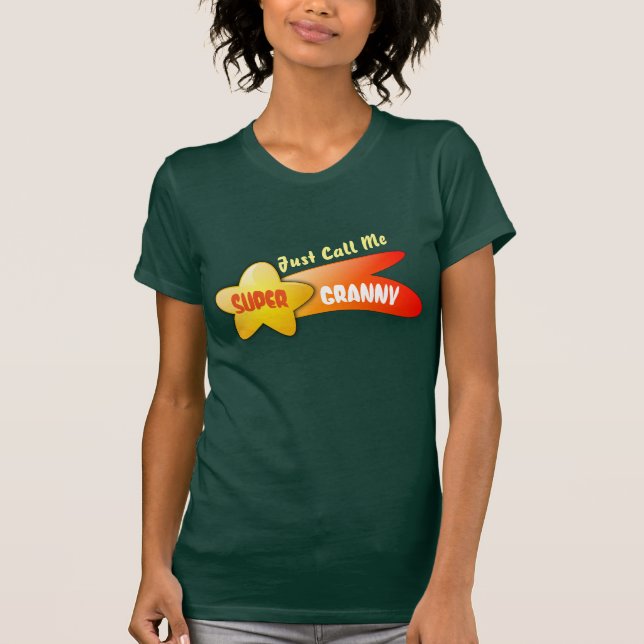 Camiseta "Llámame Super Abuela" y Estrella del Tiro (Anverso)
