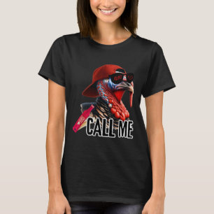 Camiseta Llámame Turquía Cazador Temporada de Caza de Cazad