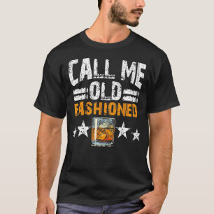 Camiseta Llámame Viejo Cóctel Vintage De Estilo Moda Pu
