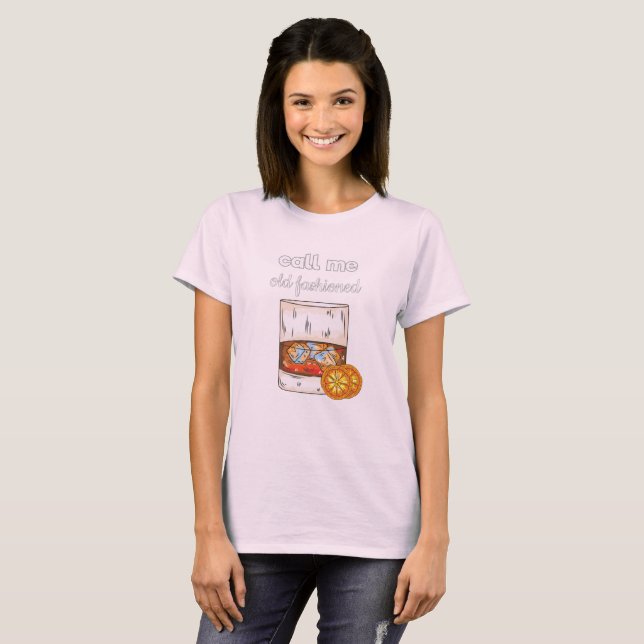 Camiseta Llámame viejo de moda (Anverso completo)