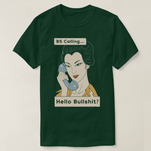 Camiseta Llamando a BS (Diseño del anverso)