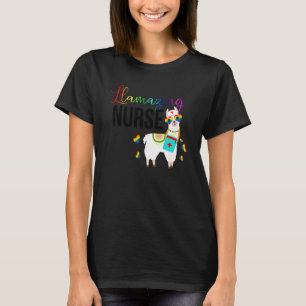 Camiseta Llamando a enfermera Cute Llama Gafas de Sol Asomb