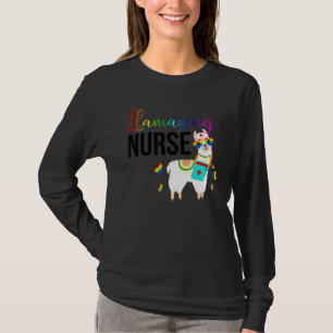 Camiseta Llamando a enfermera Cute Llama Gafas de Sol Asomb