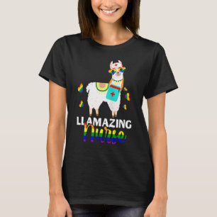 Camiseta Llamando a enfermera Cute Llama Gafas de Sol Asomb