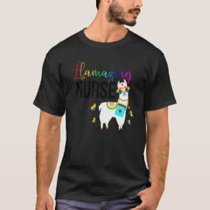 Camiseta Llamando a enfermera Cute Llama Gafas de Sol Asomb