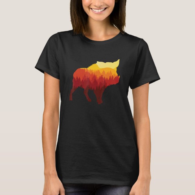 Camiseta Llamando a los cerdos "Arkansas Animal Hog Wildlif (Anverso)
