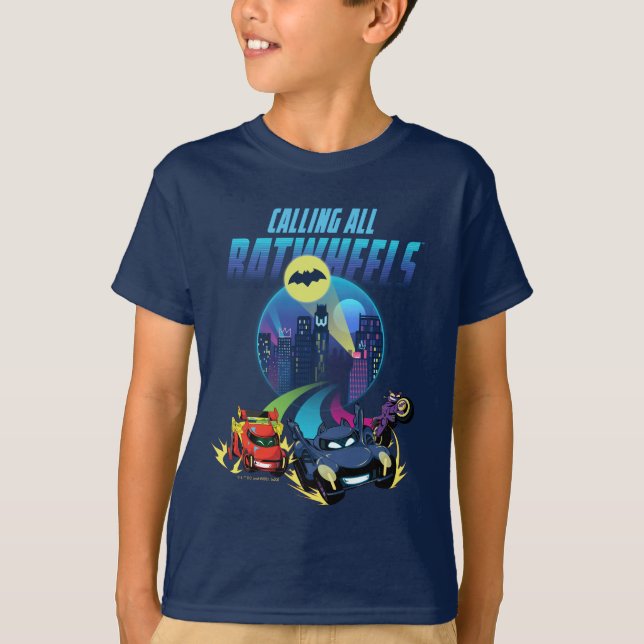 Camiseta Llamando a todas las ruedas de batería™ (Anverso)