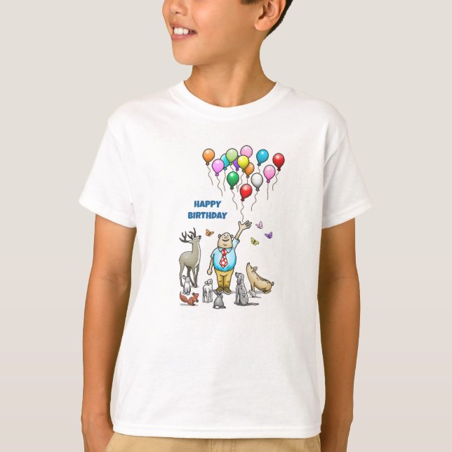 Camiseta Llamando a Todos los Animales de Fiesta (Anverso)
