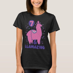 Camiseta Llamando al séptimo cumpleaños, niño de 7 años Chi