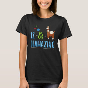Camiseta Llamando Llama 12º cumpleaños