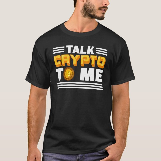 Camiseta Llamar a Crypto Me Cryptocurrency Bitcoin Block (Anverso)