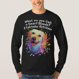 Camiseta Llamar a la rubia inteligente como tema de perro r