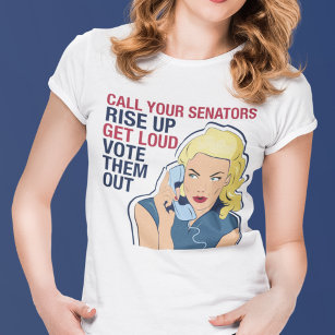 Camiseta Llamar a sus senadoras mujeres demócratas feminist