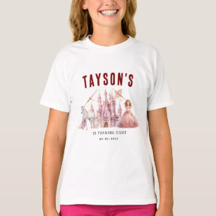 Camiseta Llamar a todas las princesas castillo mágico 8 cum