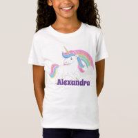 Llamarada de Glitter Arcoíris y Unicornio con Nomb