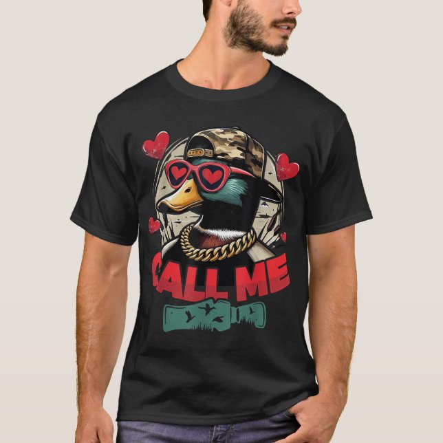 Camiseta Llamarme a la caza del pato (Anverso)