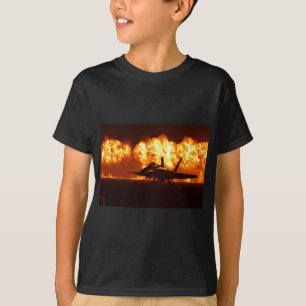 Camiseta Llamas de caza a reacción