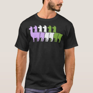 Camiseta Llamas de la bandera Genderqueer Orgullo gay LGBTQ