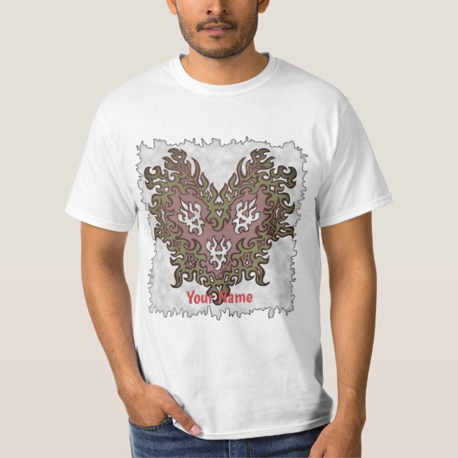 Camiseta Llamas del Corazón Tribal (Anverso)