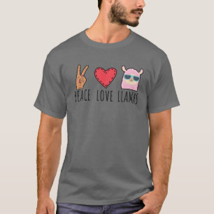 Camiseta Llamas divertidas de amor por la paz