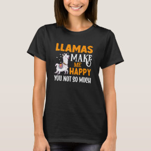 Camiseta Llamas Felices Citan Alpacas Llama Lama