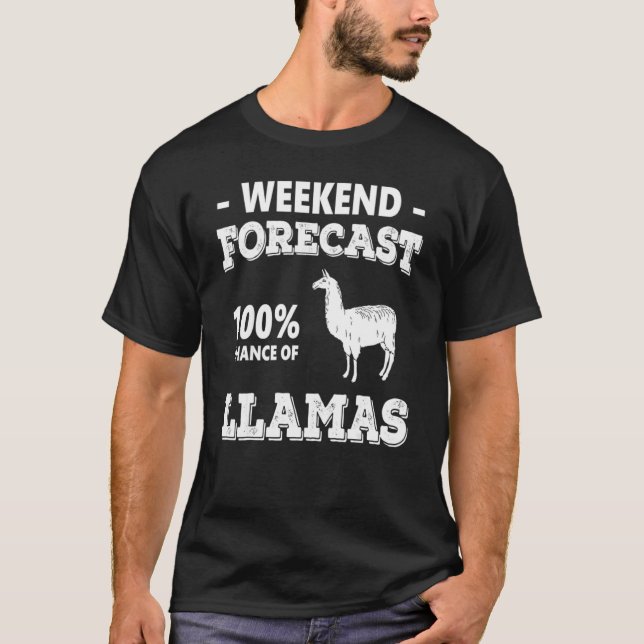 Camiseta Llamas Lover Funny Llama Alpaca (Anverso)