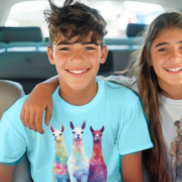 Camiseta Llamas primáticas