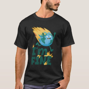 Camiseta Llamas quemadoras de la Tierra