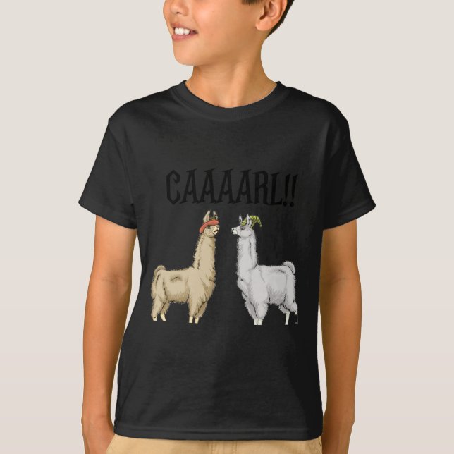Camiseta Llamas With Hats Carl  (Anverso)
