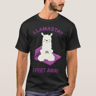 Camiseta Llamastay a 6 metros de distancia llamada distanci