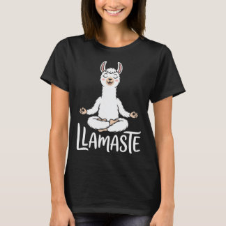Camiseta Llamaste Llama Divertido Yoga Meditación Namaste J