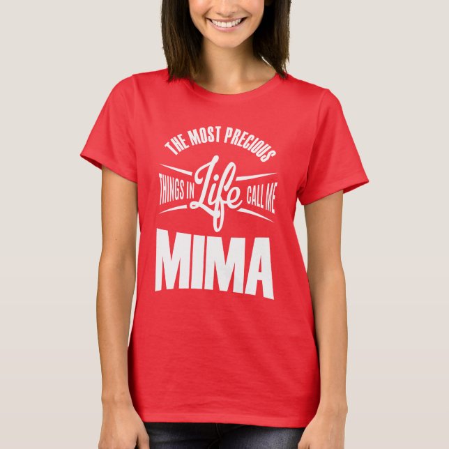Camiseta Llame a Mima (Anverso)