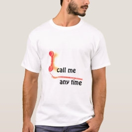 CAMISETA LLAME CUALQUIER VEZ