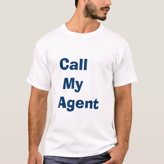 Camiseta Llame mi agente