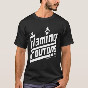 Camiseta llameante de la banda de los cuscurrones