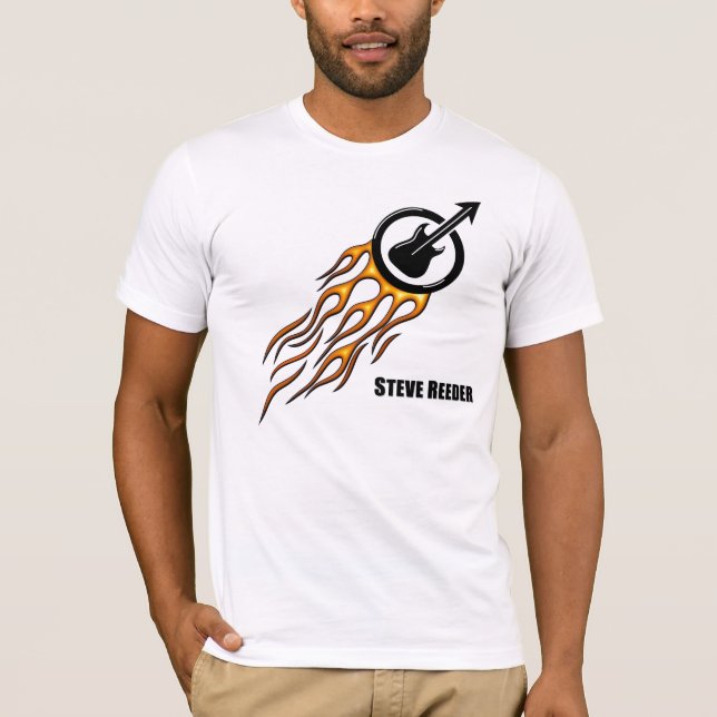 Camiseta llameante de Steve Reeder (Anverso)