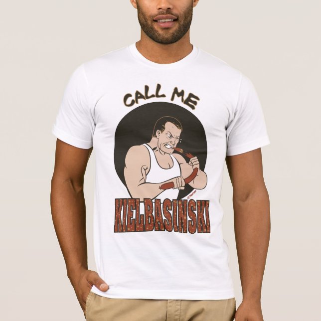 Camiseta Llámeme Kielbasinski (Anverso)