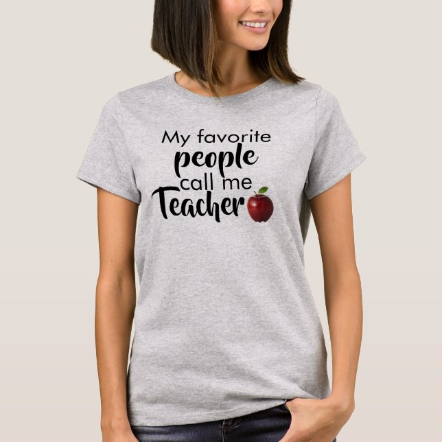 Camiseta Llámeme profesor (Anverso)