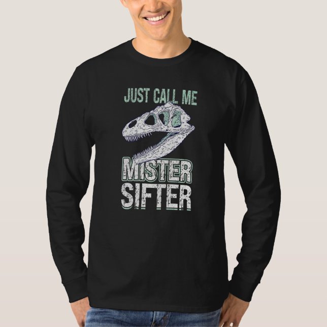 Camiseta Llámeme simplemente señor Sifter  cazador de fósil (Anverso)