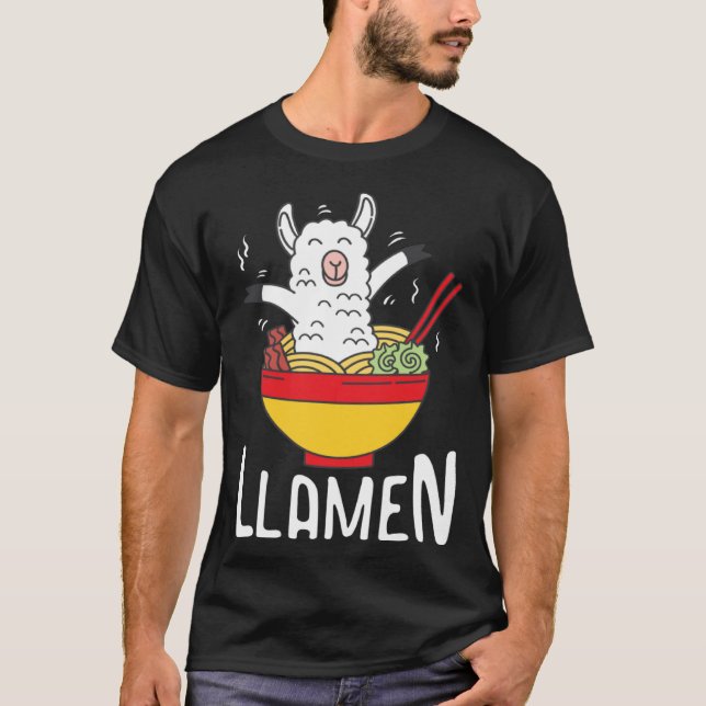 Camiseta Llamen  Llama Hilarious Sayings (Anverso)