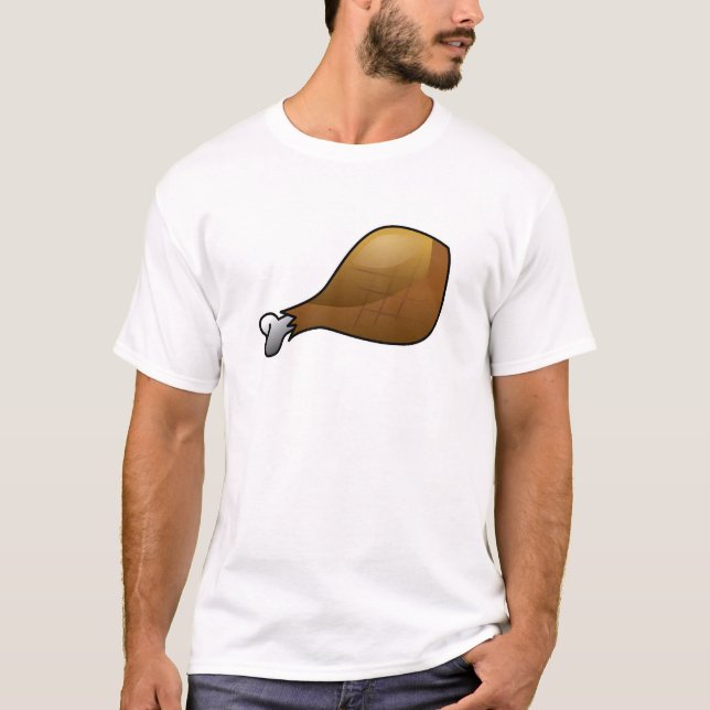 Camiseta ¡Llamo el palillo! - Pierna de Turquía de la (Anverso)