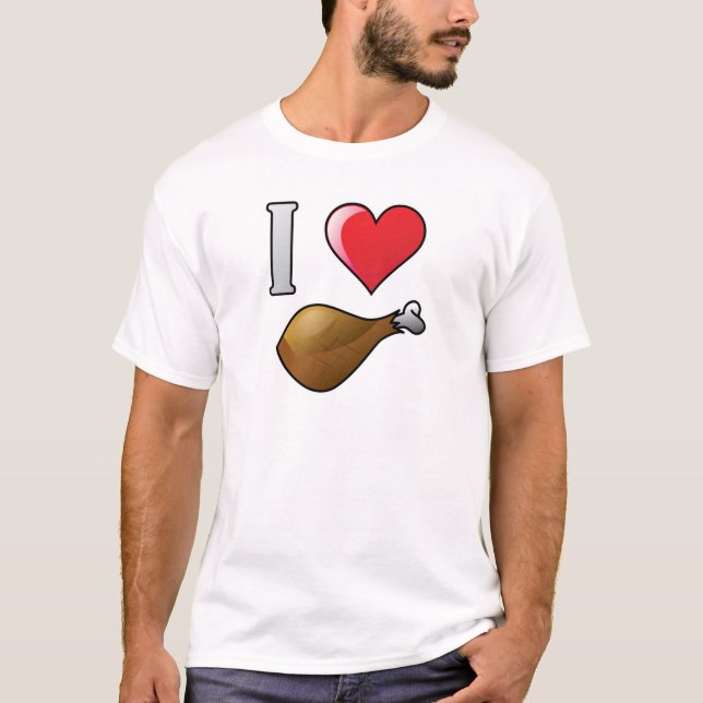 Camiseta ¡Llamo el palillo! - Pierna de Turquía de la (Anverso)