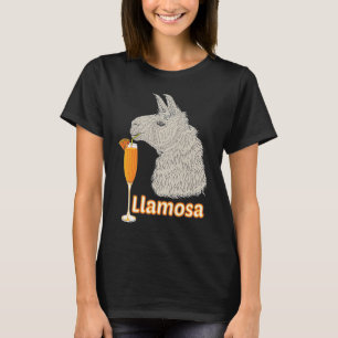Camiseta LLAMOSA llama Mimosa Vino Alcohol Beber